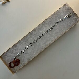 Silver Heart Bracelet